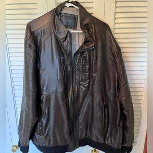 Men’s Calvin Klein 3XL Faux Leather Bomber Jacket